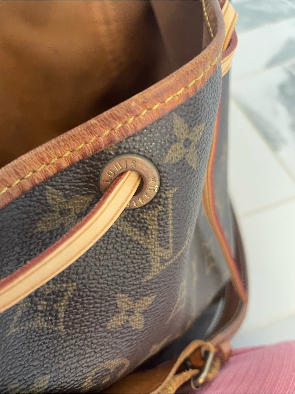 Authentic Louis Vuitton Noe Monogram bag 1988 vintage - Picture 8 of 11